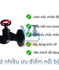 Ưu điểm nổi bật của van cầu gang đen