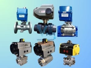 Các loại van bi đóng mở bằng khí nén