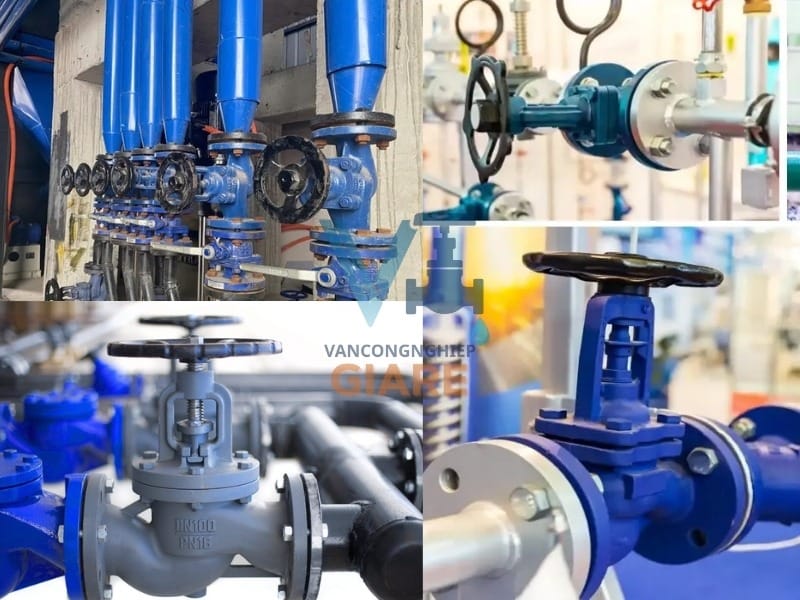Ứng dụng của các loại van cầu