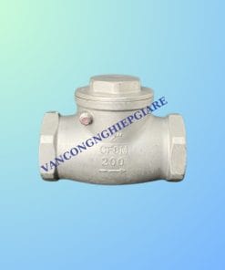 Van 1 chiều lá lật ren inox 304