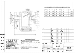 catalog bẫy hơi gầu đảo PN16 881F