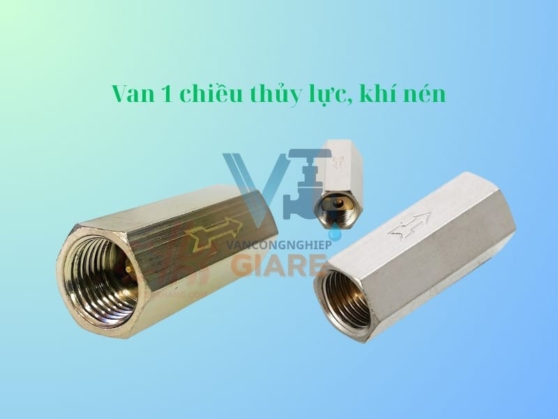 Van 1 chiều thủy lực, khí nén