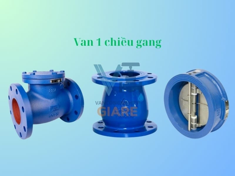 Van 1 chiều gang
