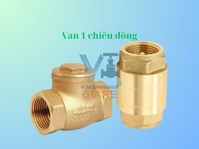 Van 1 chiều đồng