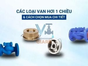 Báo giá van 1 chiều chi tiết