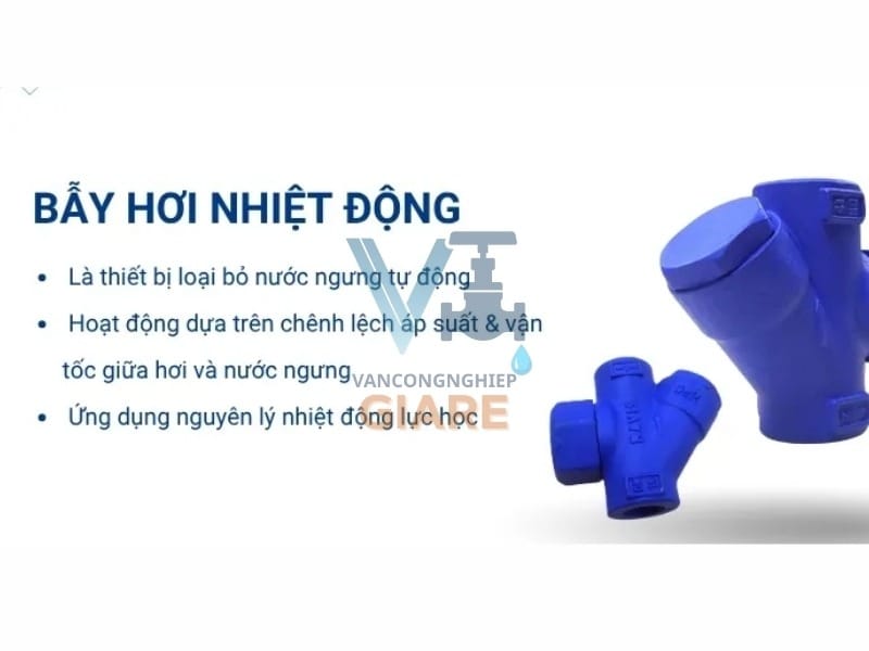 Van bẫy hơi nhiệt động