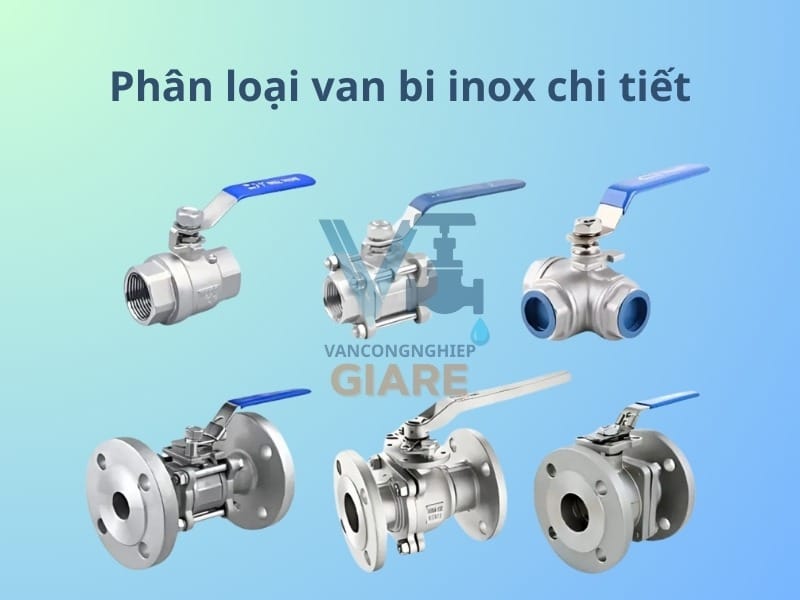 Phân loại van bi inox chi tiết