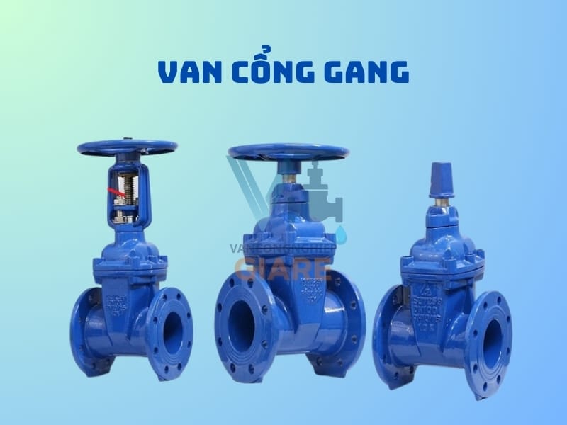 Phân loại van cổng gang