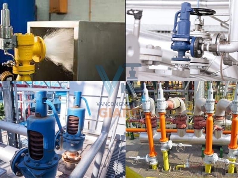 Ứng dụng các loại van an toàn