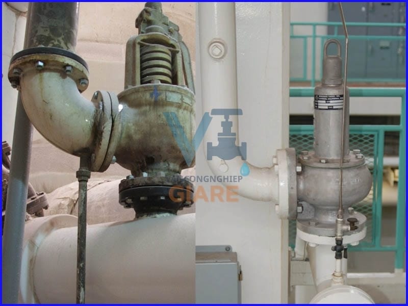 Van an toàn bị kẹt không hoạt động