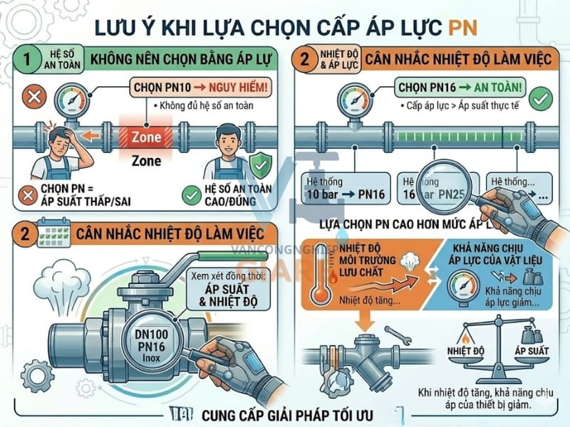Cách Lựa Chọn Van Theo Cấp PN