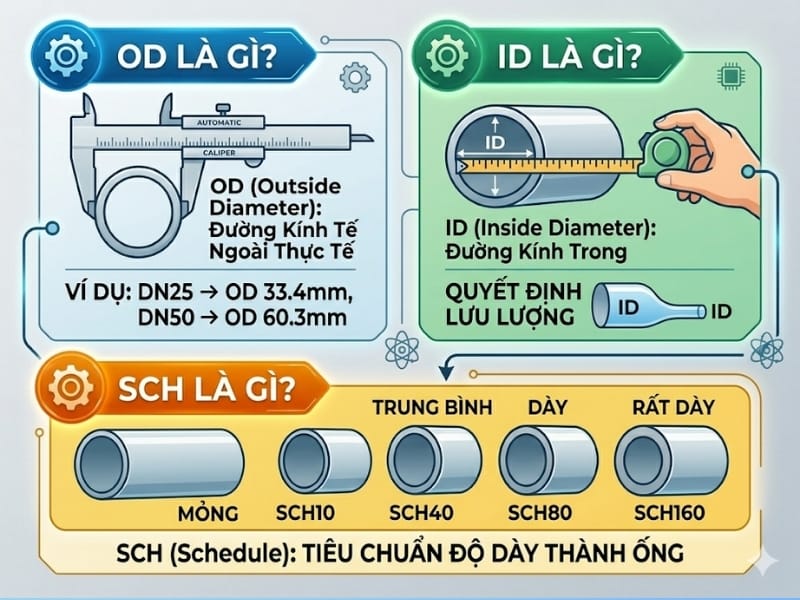 Cách Xác Định Kích Thước Đường Ống