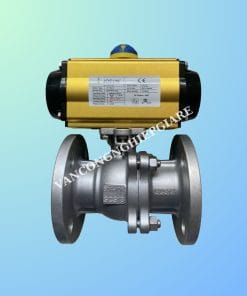 Van Bi Mặt Bích Điều Khiển Khí Nén