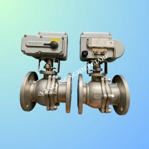 Van Bi Inox Mặt Bích Điều Khiển Điện