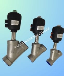 Van y xiên điều khiển khí nén bầu nhựa