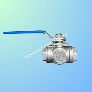 Báo giá van bi 3 ngả ren inox tay gạt
